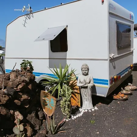 Glamping Caravan Lanzarote Luksustelt Tinajo