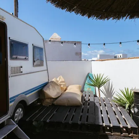 Glamping Caravan Lanzarote Luksustelt