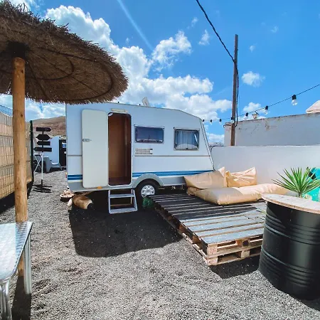 Tente de luxe Glamping Caravan Lanzarote Tinajo