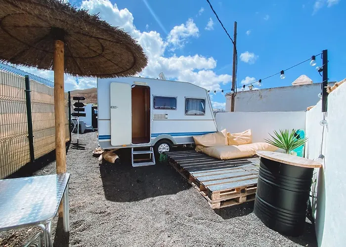 Tente de luxe Glamping Caravan Lanzarote Tinajo