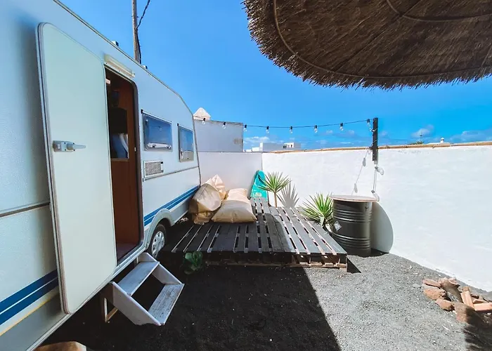 Tente de luxe Glamping Caravan Lanzarote Tinajo